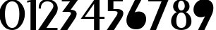 Пример написания цифр шрифтом Peignot Пример написания цифр шрифтом Peignot