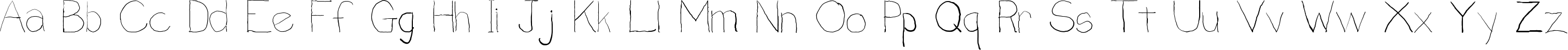 Пример написания английского алфавита шрифтом Penmanship: B-