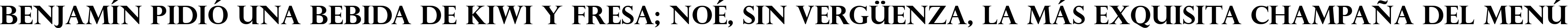 Пример написания шрифтом Perpetua Titling MT Bold текста на испанском Пример написания шрифтом Perpetua Titling MT Bold текста на испанском