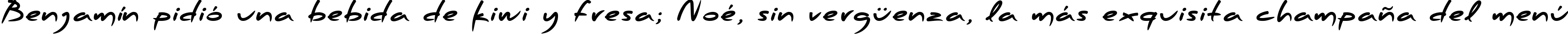 Пример написания шрифтом PFScandalPro-Black текста на испанском Пример написания шрифтом PFScandalPro-Black текста на испанском