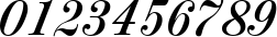 Пример написания цифр шрифтом PopularScript Пример написания цифр шрифтом PopularScript