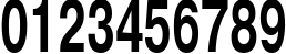 Пример написания цифр шрифтом PragmaticaCTT60b