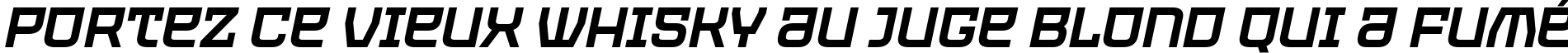 Пример написания шрифтом PROTECTOR Italic текста на французском Пример написания шрифтом PROTECTOR Italic текста на французском