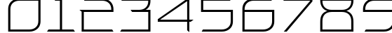 Пример написания цифр шрифтом Proun Пример написания цифр шрифтом Proun
