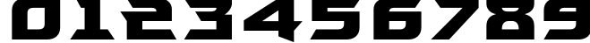 Пример написания цифр шрифтом ProunBC Bold Пример написания цифр шрифтом ProunBC Bold