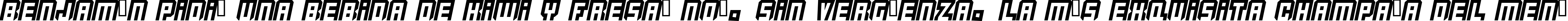 Пример написания шрифтом Quicksilver текста на испанском