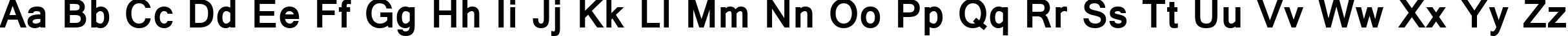 Пример написания английского алфавита шрифтом Raavi Bold Пример написания английского алфавита шрифтом Raavi Bold