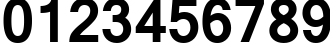Пример написания цифр шрифтом Raavi Bold Пример написания цифр шрифтом Raavi Bold