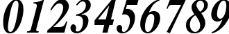 Пример написания цифр шрифтом Respect Narrow Bold Italic:001.001