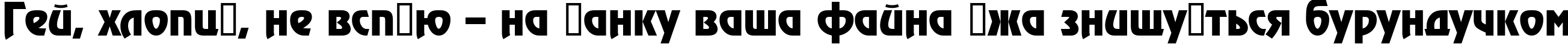 Пример написания шрифтом Revue текста на украинском Пример написания шрифтом Revue текста на украинском