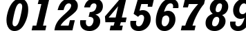 Пример написания цифр шрифтом Rockwell Bold Italic Пример написания цифр шрифтом Rockwell Bold Italic
