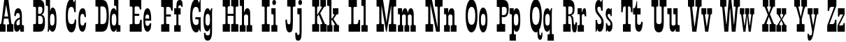 Пример написания английского алфавита шрифтом Rodeo Пример написания английского алфавита шрифтом Rodeo