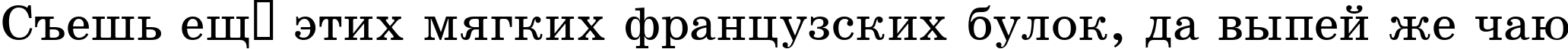 Пример написания шрифтом School Book текста на русском Пример написания шрифтом School Book текста на русском