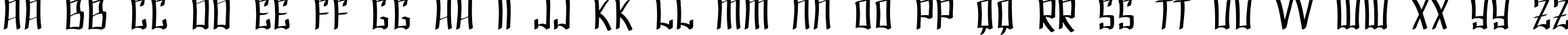 Пример написания английского алфавита шрифтом SF Shai Fontai Extended Пример написания английского алфавита шрифтом SF Shai Fontai Extended