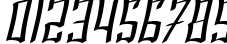 Пример написания цифр шрифтом SF Shai Fontai Oblique Пример написания цифр шрифтом SF Shai Fontai Oblique