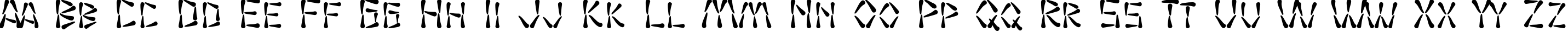 Пример написания английского алфавита шрифтом SF Wasabi Пример написания английского алфавита шрифтом SF Wasabi