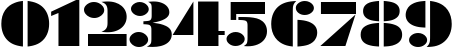 Пример написания цифр шрифтом ShablonExt Normal Пример написания цифр шрифтом ShablonExt Normal