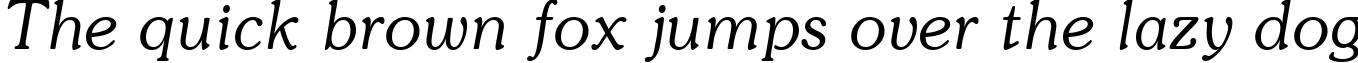 Пример написания шрифтом Italic текста на английском