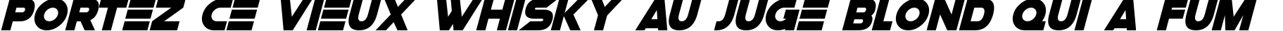 Пример написания шрифтом Space Quest Italic текста на французском