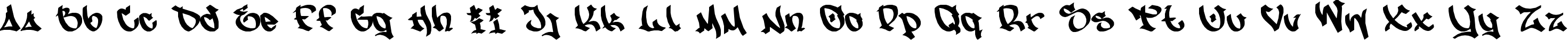 Пример написания английского алфавита шрифтом spike graffiti-tag font