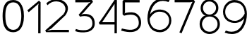 Пример написания цифр шрифтом SS_Adec2.0_text