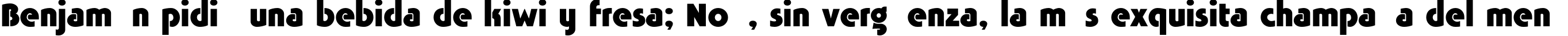 Пример написания шрифтом Tavrida Bold текста на испанском Пример написания шрифтом Tavrida Bold текста на испанском