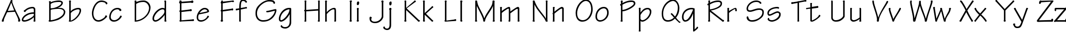 Пример написания английского алфавита шрифтом Technical