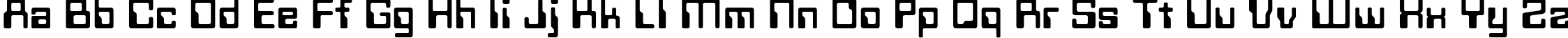 Пример написания английского алфавита шрифтом Techno28 Пример написания английского алфавита шрифтом Techno28