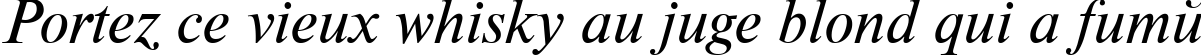 Пример написания шрифтом TenseC Italic текста на французском Пример написания шрифтом TenseC Italic текста на французском