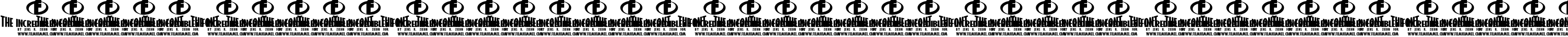Пример написания шрифтом the Incredibles текста на белорусском