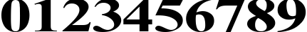Пример написания цифр шрифтом Times NR Cyr MT 130b