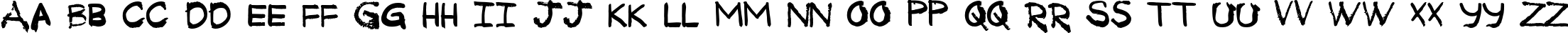 Пример написания английского алфавита шрифтом Tkachenko Sketch 4F Bold Пример написания английского алфавита шрифтом Tkachenko Sketch 4F Bold