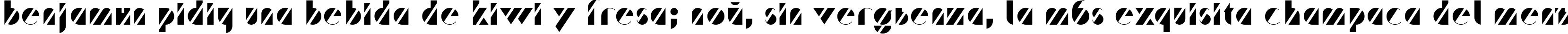 Пример написания шрифтом Trafaret текста на испанском Пример написания шрифтом Trafaret текста на испанском