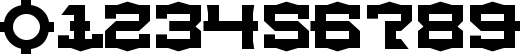 Пример написания цифр шрифтом Tsa Пример написания цифр шрифтом Tsa