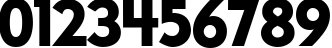 Пример написания цифр шрифтом TypoGraphica
