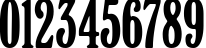 Пример написания цифр шрифтом Windsor Пример написания цифр шрифтом Windsor