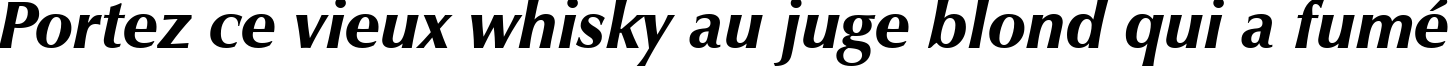 Пример написания шрифтом Zapf Humanist 601 Ultra Italic BT текста на французском