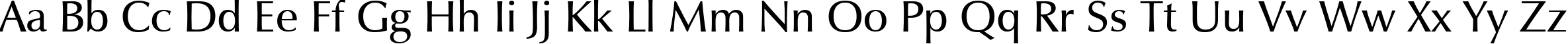Пример написания английского алфавита шрифтом Zapf Humanist 601 Demi BT Пример написания английского алфавита шрифтом Zapf Humanist 601 Demi BT