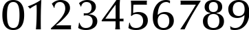 Пример написания цифр шрифтом Zapf Humanist 601 Demi BT Пример написания цифр шрифтом Zapf Humanist 601 Demi BT