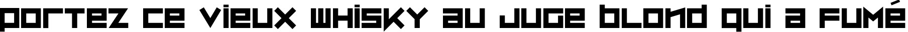 Пример написания шрифтом ZipSonik текста на французском