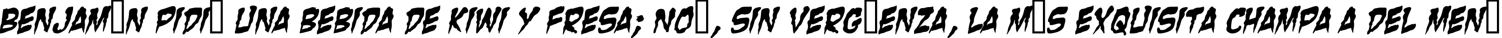 Пример написания шрифтом Zombie Guts Italic текста на испанском Пример написания шрифтом Zombie Guts Italic текста на испанском