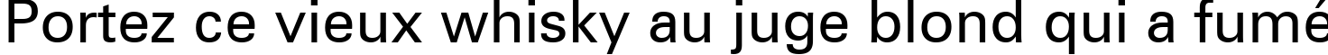 Пример написания шрифтом Zurich BT текста на французском Пример написания шрифтом Zurich BT текста на французском