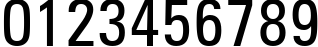Пример написания цифр шрифтом Zurich Condensed BT Пример написания цифр шрифтом Zurich Condensed BT