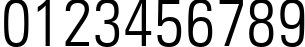 Пример написания цифр шрифтом Zurich Light Condensed BT Пример написания цифр шрифтом Zurich Light Condensed BT